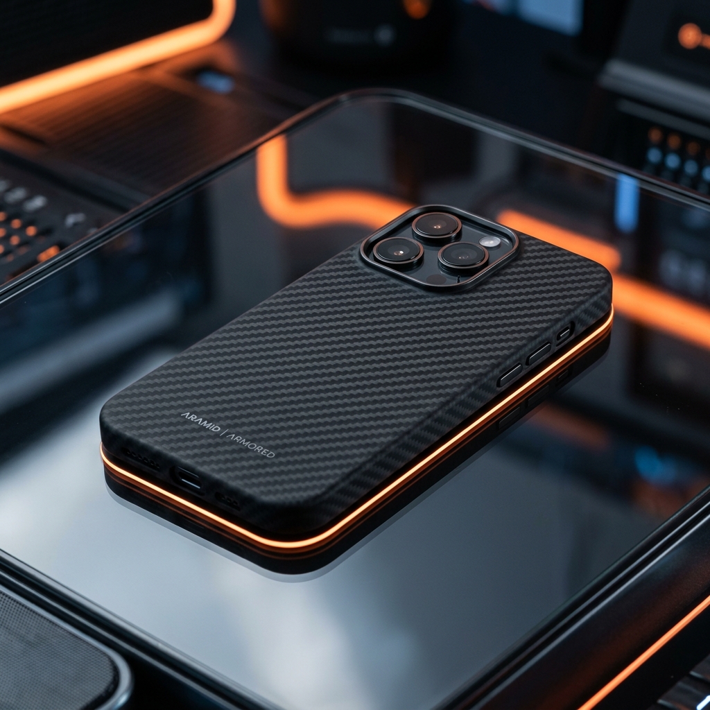Tiger Carbon Aramid Phone Case